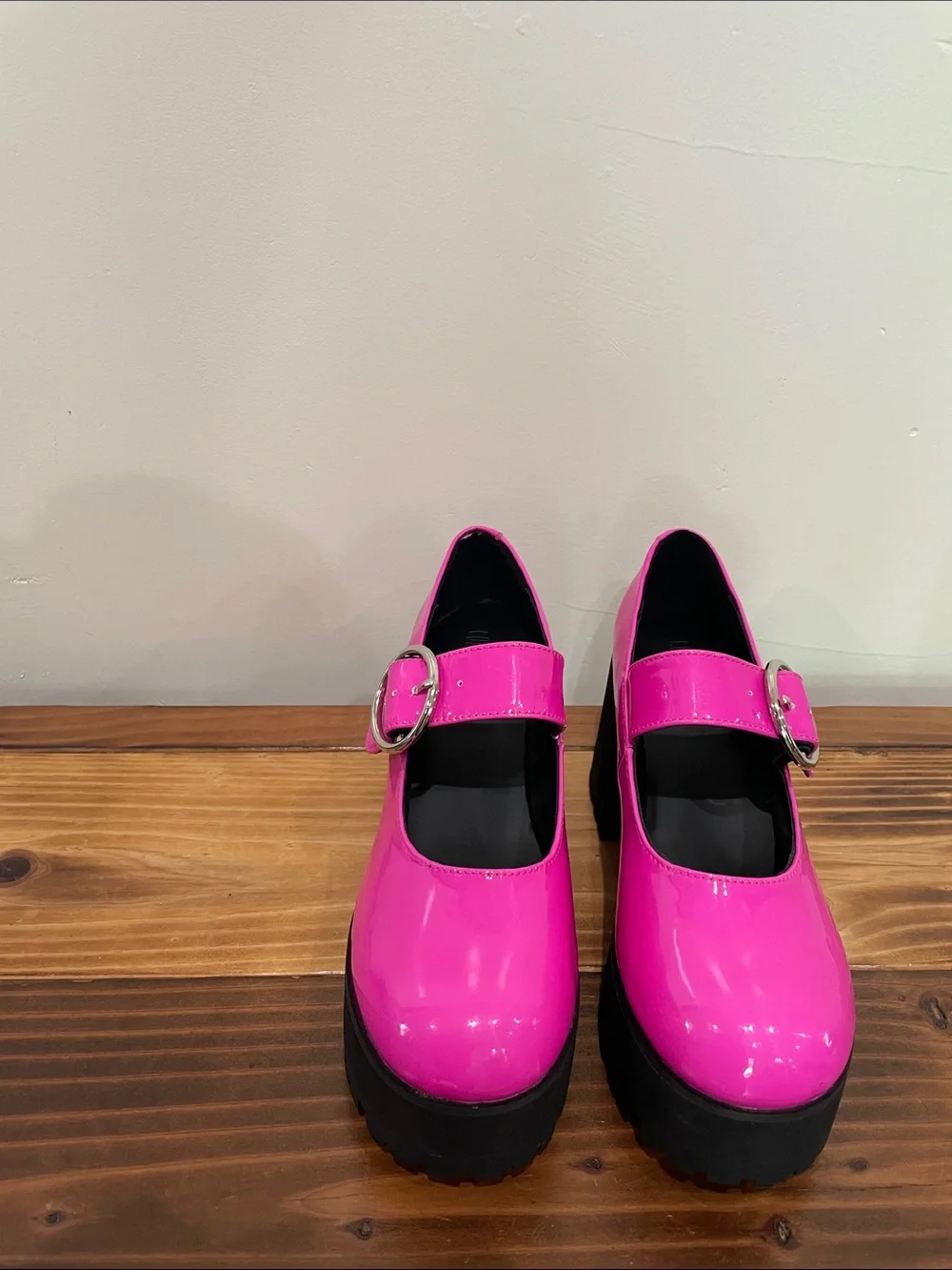 Current Mood Dolls Kill Candy Damnation  Platform Mary Janes Size 6M